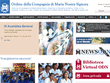 Tablet Screenshot of lestonnac-odn.org